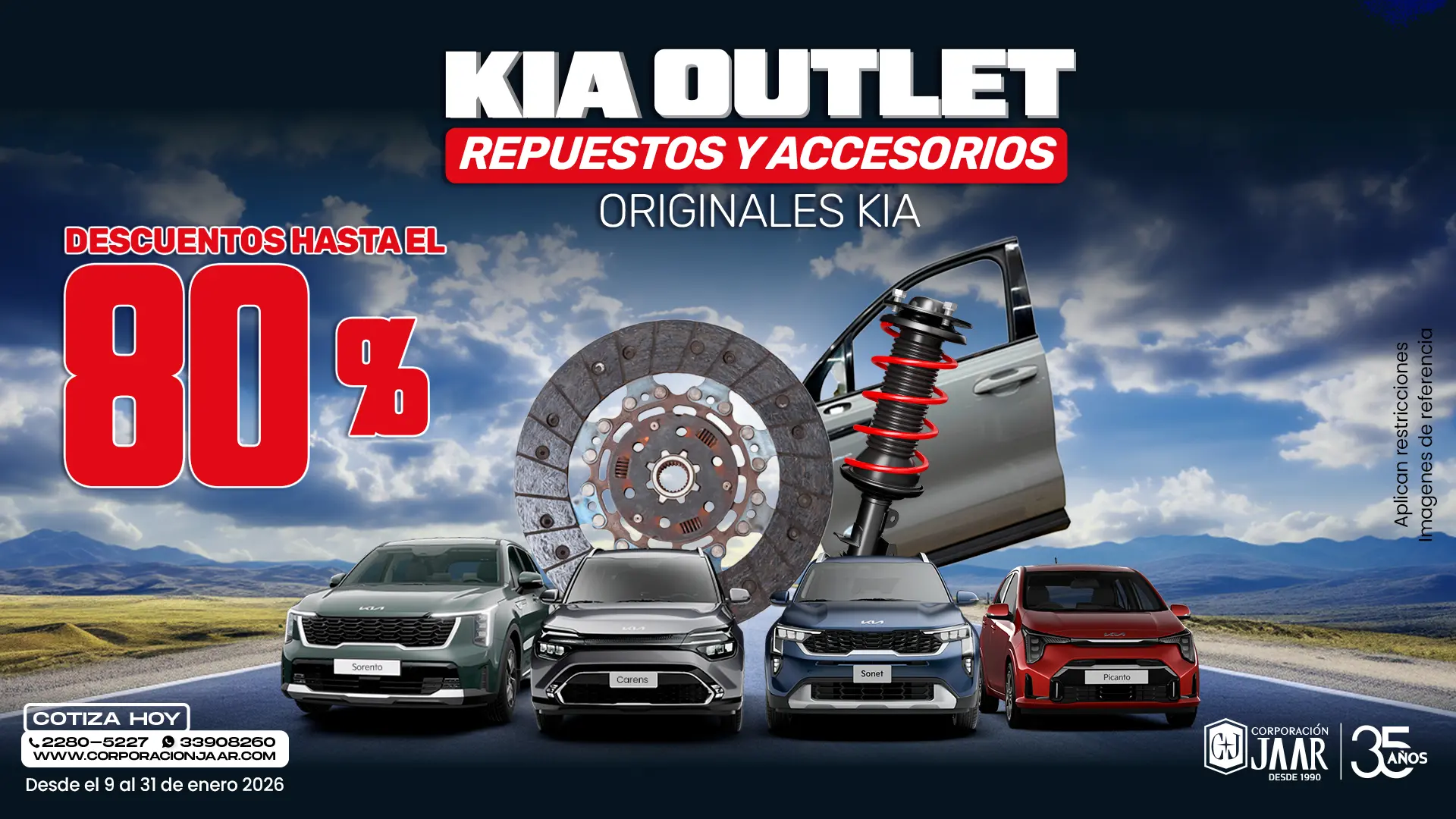 KIA OUTLET ENERO 2026